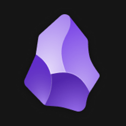 Obsidian local knowledge base logo